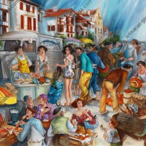 176 Marché sur le quai Ravel