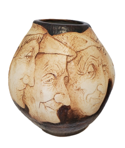 Vase buruak en grès